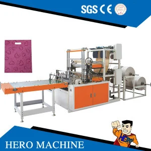 Hero Brand Bagging Plastic Making Paper Price Non Woven Printing Tea Packing Jute Used Polythene Sealing Carry Bag Machine Machine Price