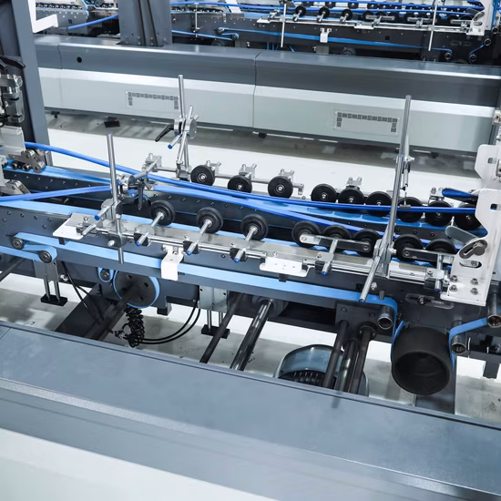 Máquina encoladora de cajas automática pre