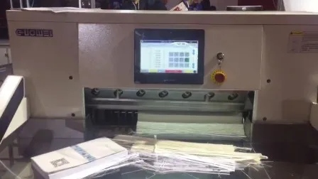 Cortadora de papel con control de programa hidráulico completo digital de oficina (68E)